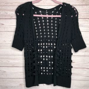 Anthropologie Knitted & Knotted | Black ca…